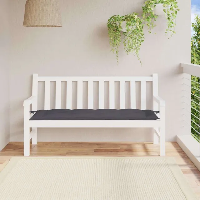 vidaXL Tuinbankkussen 150x50x7 cm oxford stof antracietkleurig Anthraciet