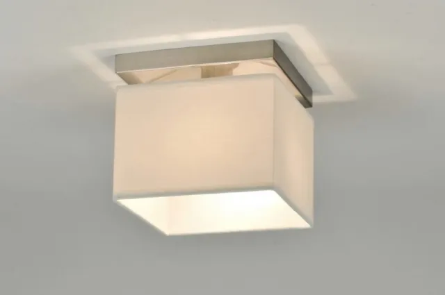 Lumidora Plafondlamp 71211 - Plafonniere - ADELAIDE - E14 - Wit - Textiel