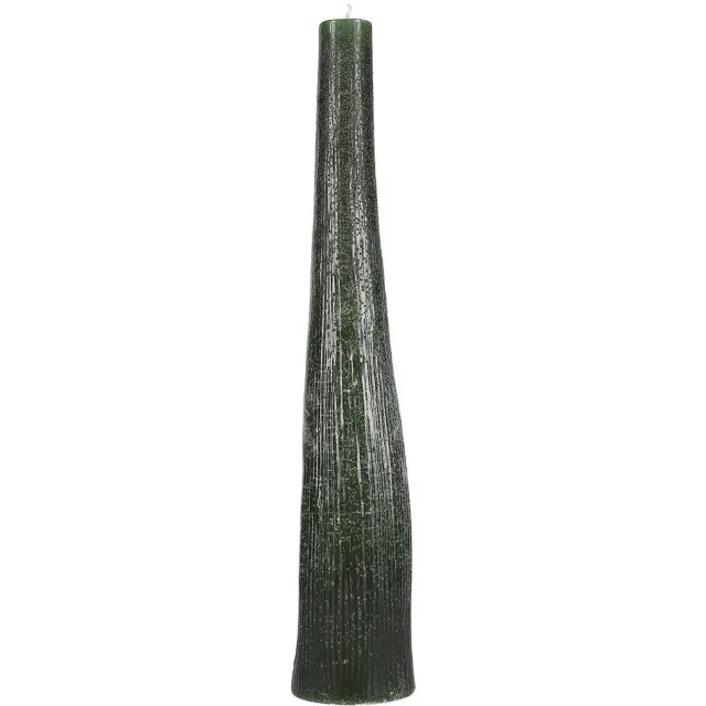 Fameilleur kaars 9xH49,5cm donkergroen Twig - sfeervolle decoratieve kaars, voor sfeer in woonkamer en tafel, woondecoratie voor modern interieur, mooi als cadeau