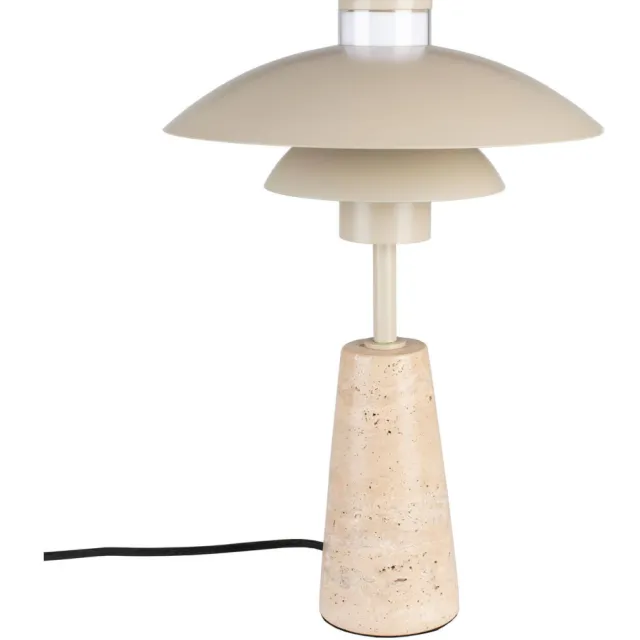 Zuiver Cole tafellamp Metaal Roze/ Grijs Beige
