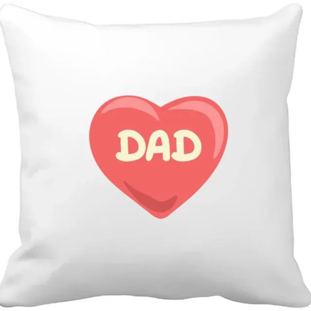 Akyol dad Kussen hoes - Vader - papa - vaderdag - cadeau - verjaardag - kado - 40 bij 40 cm Multicolor