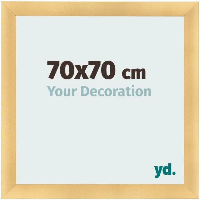 yd. Your Decoration - Fotolijst 70x70 cm - MDF - Goud Mat - Pisa