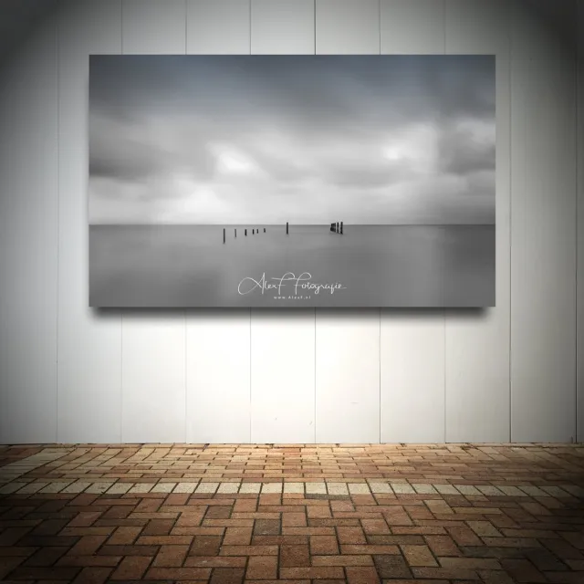 Alex F Fotografie Foto op Canvas - Strand AlexF068 – Formaat 120 x 80cm - Wanddecoratie - Muurdecoratie woonkamer - Slaapkamer decoratie - Kamer accessoires - Schilderijen op canvas multi