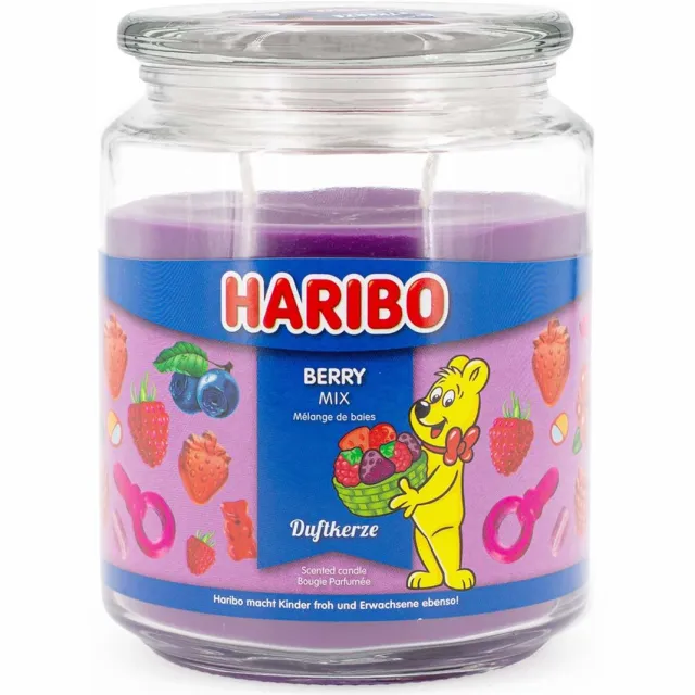 Haribo Geurkaars Berry Mix - 510g Paars