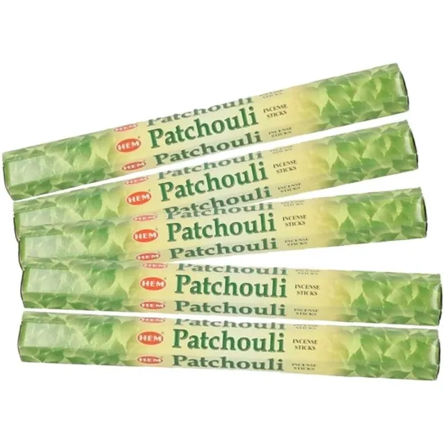 HEM Geurstokjes wierook Patchouli - 100x stokjes - 25 cm lang - Spetterende geur Multi