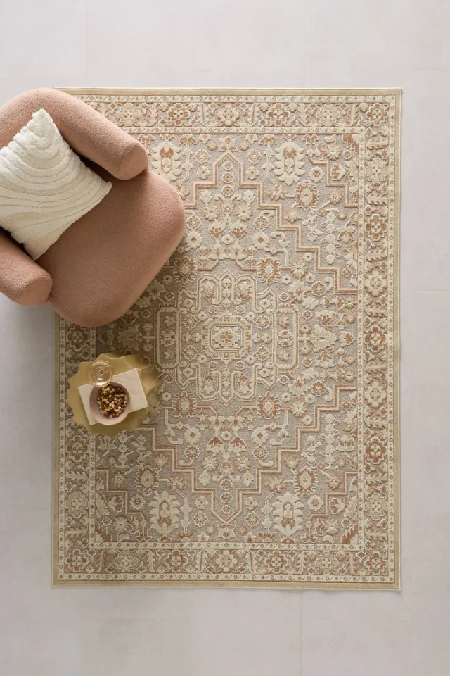 NOUS Living Greta vloerkleed in zand, 230x160 cm, foto 2