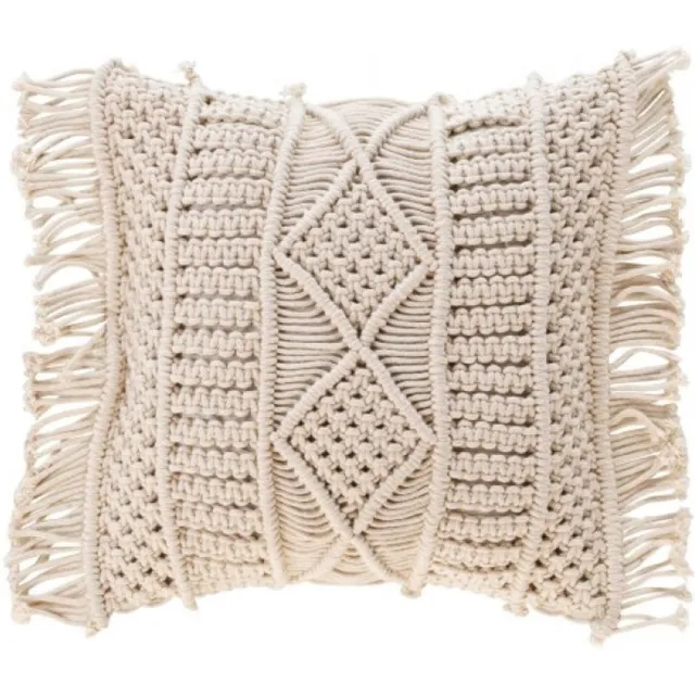 Livettti.NL Livetti Sierkussen Decorative Cushion 40x40cm Katoen Macralina beige