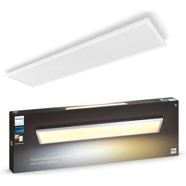 Philips Hue Aurelle paneellamp – warm- tot koelwit licht – wit – rechthoekig
