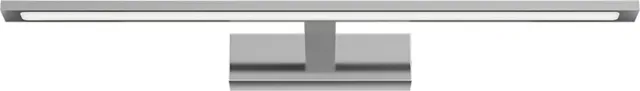 Qualu LED Spiegellamp - Kingtron Armin - 12W 900lm - Warm Wit 3000K - IP44 - Rechthoek - Chroom