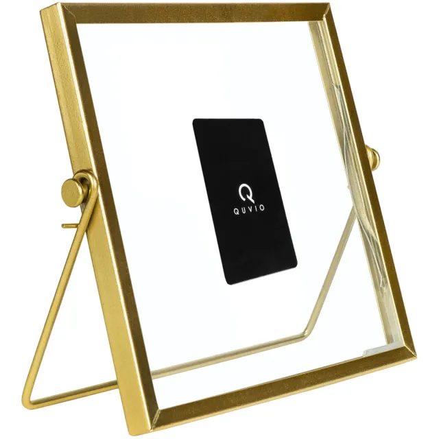 QUVIO Fotolijst - 15 x 15 cm - Staand - Goud