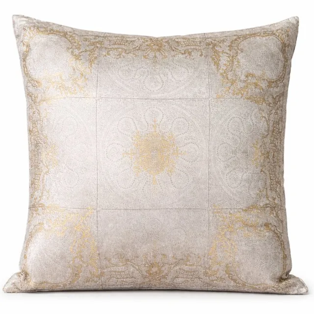 Goround Interior Sierkussen - 45x45 - Fluweel - Goud - Greige - Zand