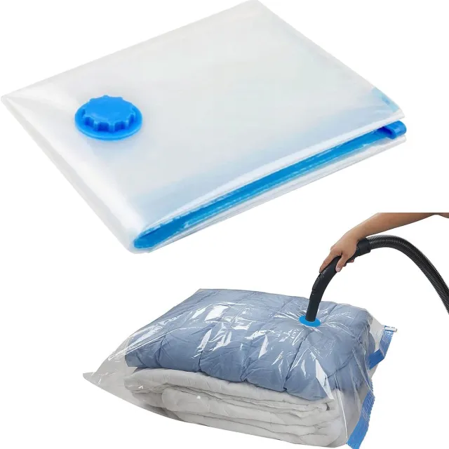 Jonyx Vacuümzak - Ruimtebesparend - Opbergzak - Kledingzak - Compressie - Packing cubes - Reis zakken - Vacuum sealer bags - Storage bag - 50x70 cm - Stofvrij - Transparant - 1 stuk - Jonyx 50x70 Transparant