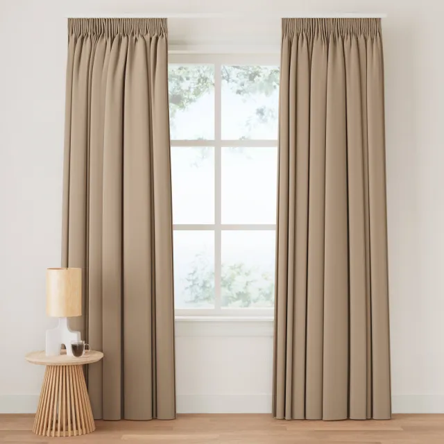 NOUS Living Verduisterend gordijn kant en klaar (280 x 270 cm)* beige