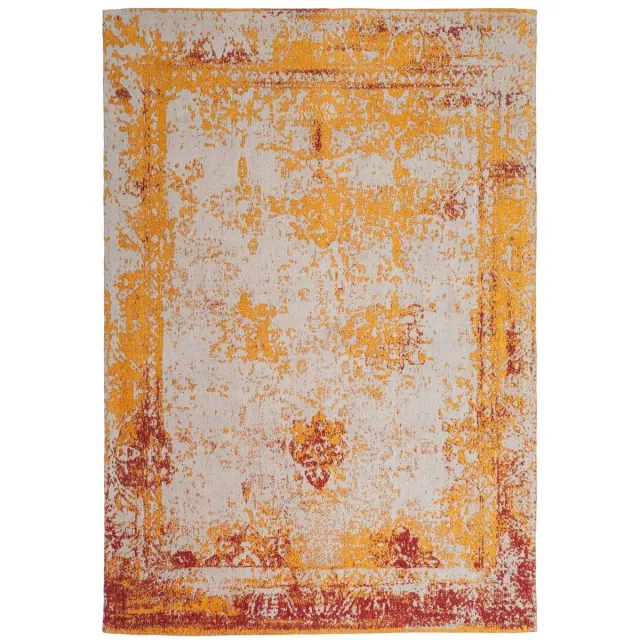 Dutch XXL Vintage Vloerkleed | Tapijt | Nostalgia | Verweerd | Oranje