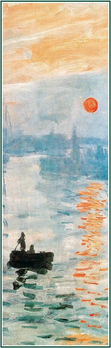 PGM Kunstdruk Claude Monet - Impression 25x70cm Divers