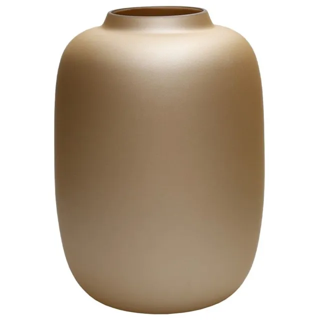 Vase The World Vaas Artic | Small | Matt Gold - Mat goud | Mond geblazen glas | Ø21 x H29 cm