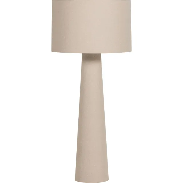 WOOOD Loft Vloerlamp XXL Ø70 CM - Metaal/Bouclé - Naturel - 160x70x70 natural