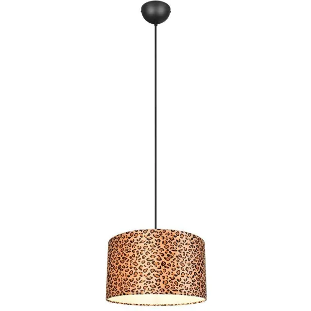 Reality PARDINA - Hanglamp - Zwart mat - excl. 1x E27 4 W