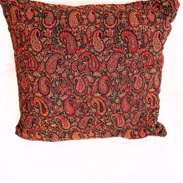 M Design M&R design sierkussen hoes woonkamer 40x40 dubbelzijdig handgeweven Perzisch zijde Parmis rood, roze, geel