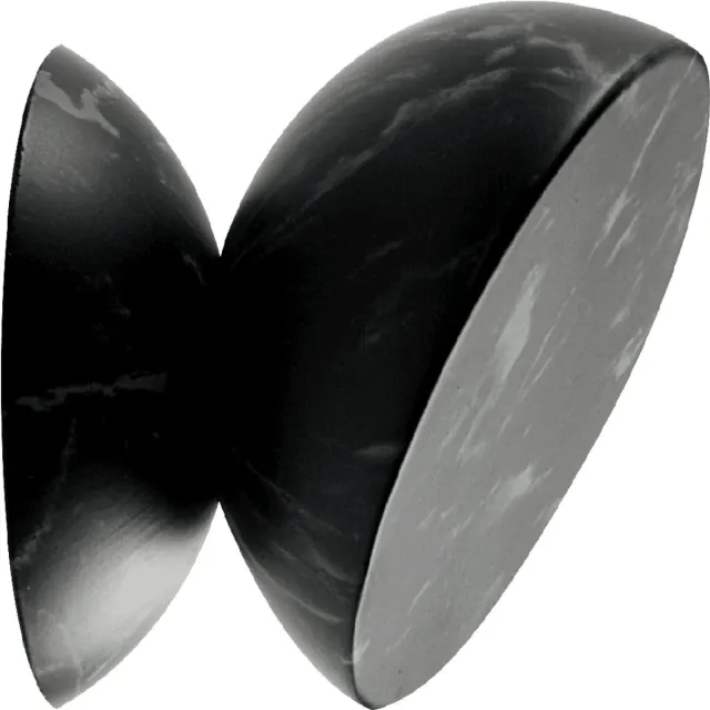 House of Bakelite dob design kapstok wandknop - koptelefoonhouder - OBSEDIAN Zwart