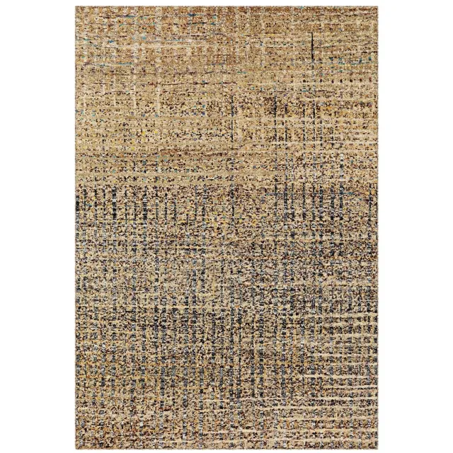 Dutch XXL Zijden Vloerkleed | Tapijt | Topaz | Raster | Natuur | 170x240 cm