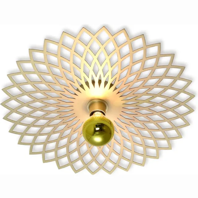 Ylumen Plafondlamp Ombra Ø 50 cm mat goud