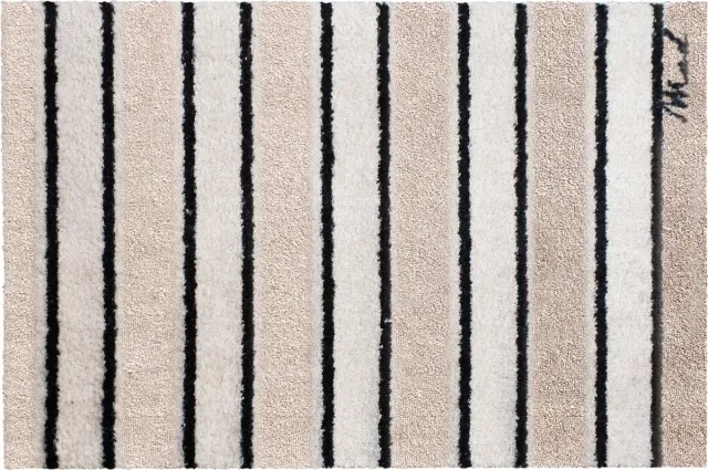 Mad About Mat Mad About Mats - OTIS - deurmat - lines - droogloop/touch - wasbaar - 50x75cm Beige