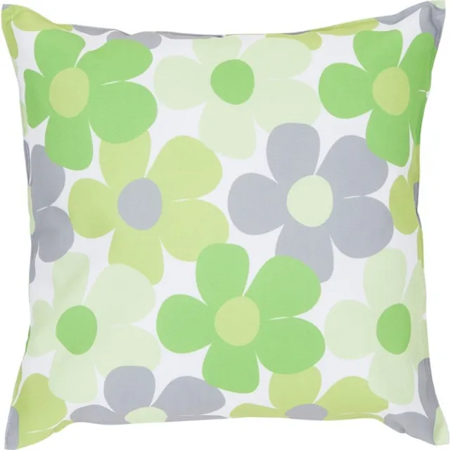 Linen & More Sabrina Pill. Outd.Groen Print Kussen | 47 X 47 | Sierkussen Voor Woonkamer Of Slaapkamer