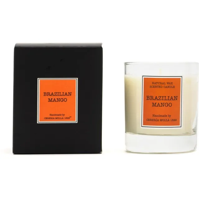 Cereria Mollà 1899 Geurkaars 230g Brazilian Mango sojawas katoenen lont 50 branduren ideaal cadeau wit