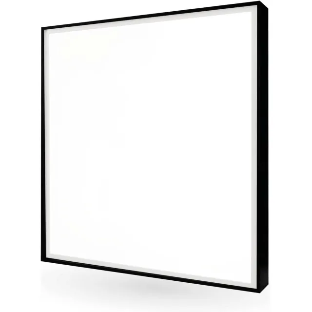 LEDVION LED Paneel Opbouw 60x60CM - Zwart Light Weight Frame - Opbouwarmatuur