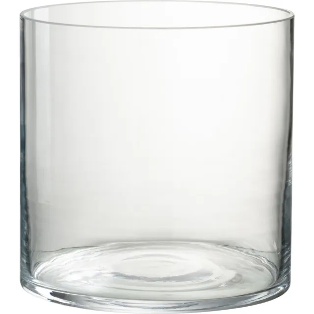 J-Line windlicht Rond - glas - transparant - small