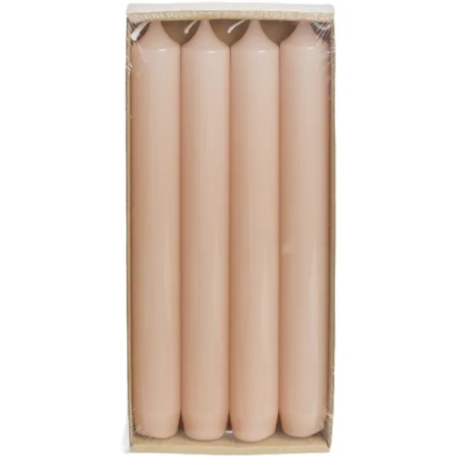 Rustik Lys Hoogglans - Dinerkaarsen - Blossom - Set van 4 - Ø 2,1 x 19 Centimeter