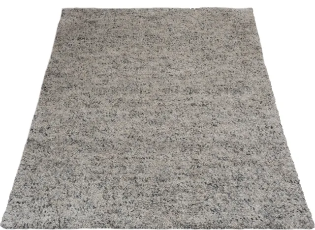 Veer Carpets Vloerkleed Zumba Grey 200 x 280 cm - Hoogpolig Wollen Design Vloerkleed Grijs