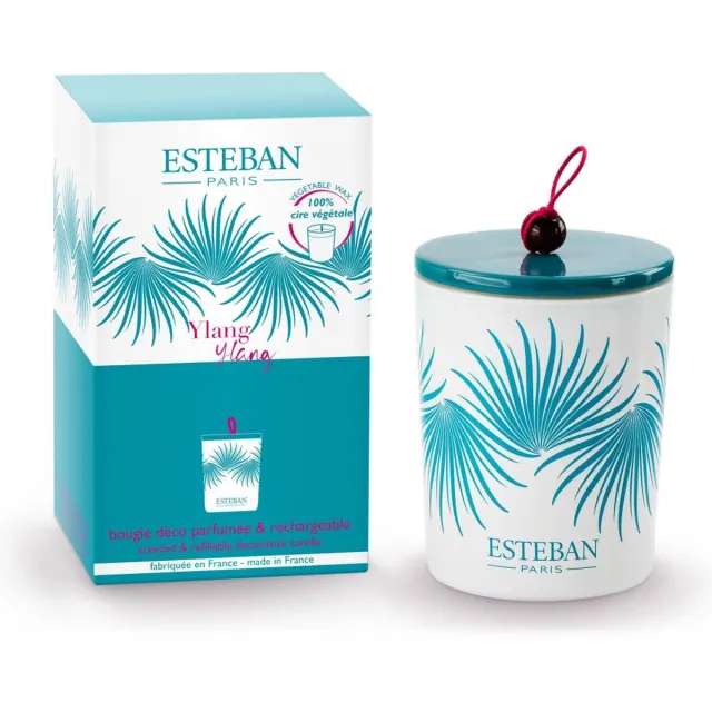 Esteban Classic Ylang Ylang Geurkaars Decoratief 180gr Blauw