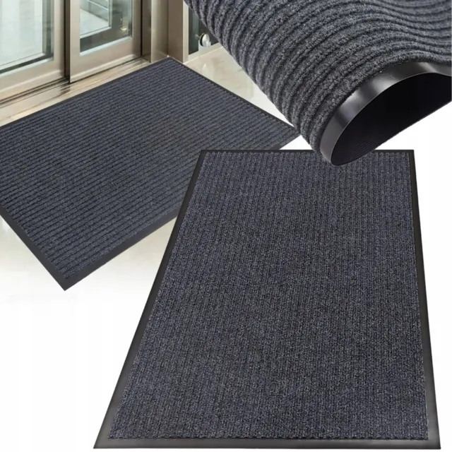 OLSZA Deurmat Buiten 40x60 cm Antraciet - Absorberend en Antislip