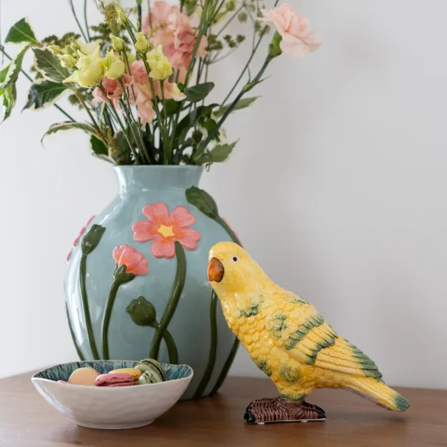 Kare Design Vaas blauw bloemen Kare Design