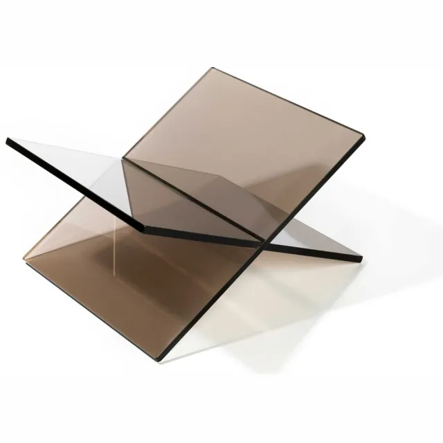 Seeve Official Acryl Boekenstandaard Chairo - Lichtbruin - Creëert ruimtelijkheid, lichtheid en kleur in huis - Tijdloos en Modern - Kookboeken en Tafelboeken - Interieuraccessoire