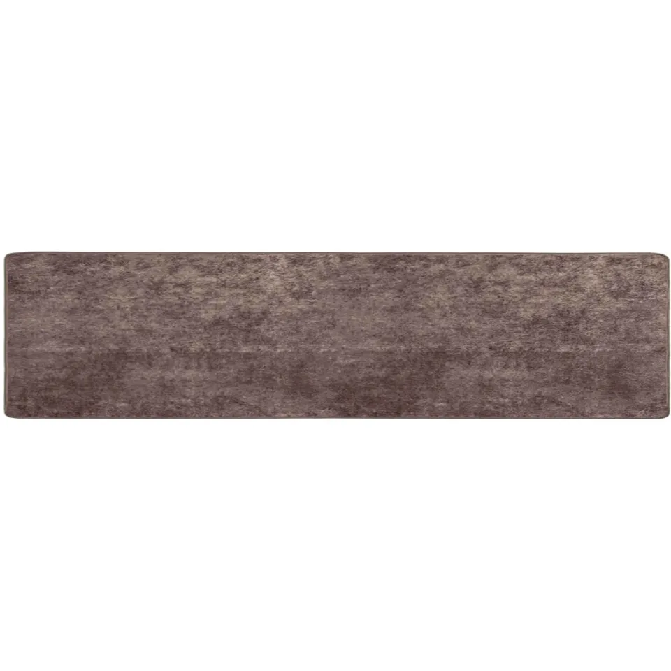 vidaXL Vloerkleedloper MARSA Grijs 100 x 450 cm Polyester en PVC