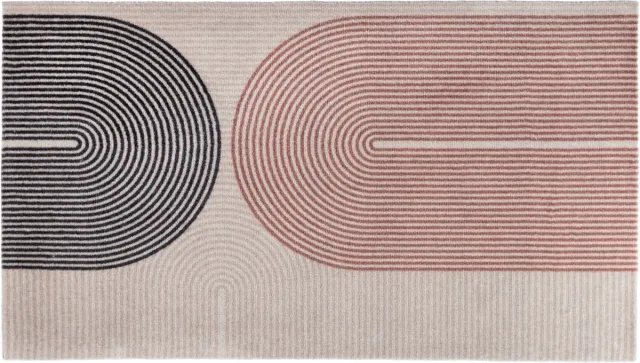 MD-Entree MD Entree - Design mat - Universal - Rainbow Taupe - Vloerkleed - Antislip - Machine wasbaar - 67 x 120 cm