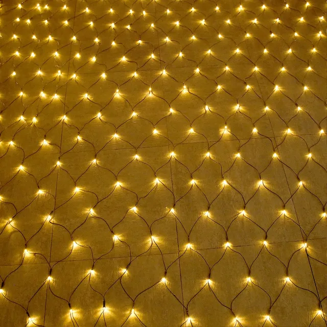 NAIZY Netverlichting 6x4 m LED Fairy Lights Netstroom Lichtsnoer met EU-stekker 8 standen Kerstverlichting voor Kerstmis Bruiloft Halloween, Warmwit