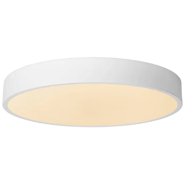 Lucide UNAR - Plafonnière - Ø39,5 cm - LED Dimb. - 1x24W 2700K - 3 StepDim - Wit