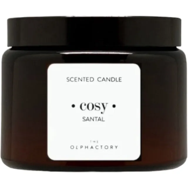 The Olphactory Cosy Santal - Scented Candle XL - 360 gram - 2 lonten - 60 branduren - Geurkaars