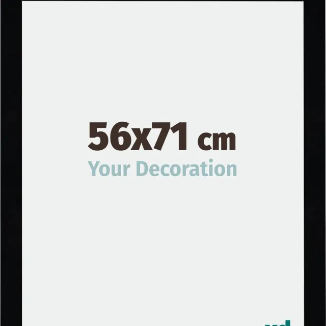 yd. Your Decoration - Fotolijst 56x71 cm - MDF - Zwart Hoogglans - Mura