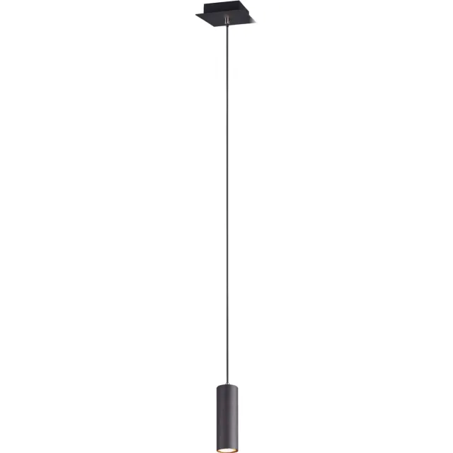Trio MARLEY - Hanglamp - Zwart mat - excl. 1x GU10 4,9 W