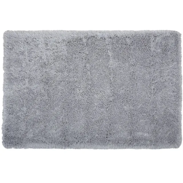 Beliani CIDE - Shaggy vloerkleed - Lichtgrijs - 140 x 200 cm - Polyester