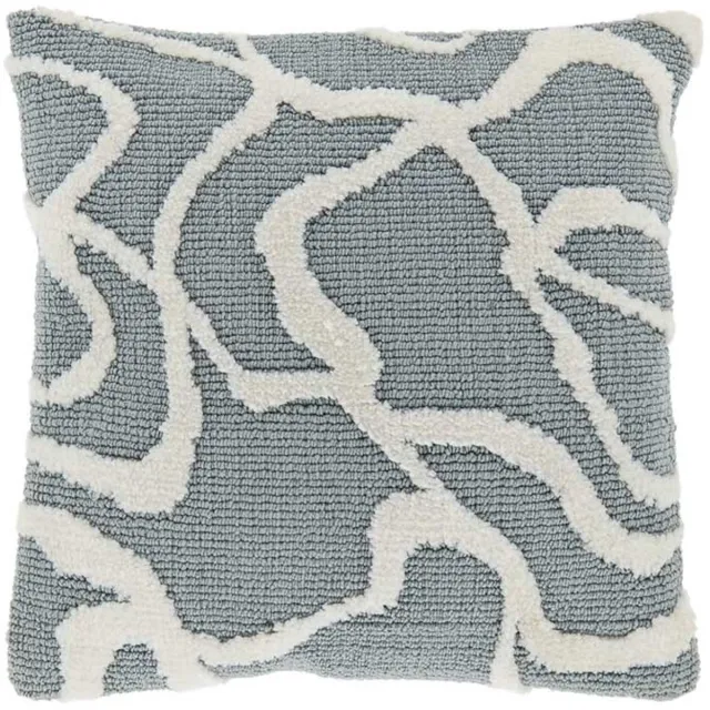 Unique Living Sierkussen Nanou Beach Blue -45x45cm Blauw
