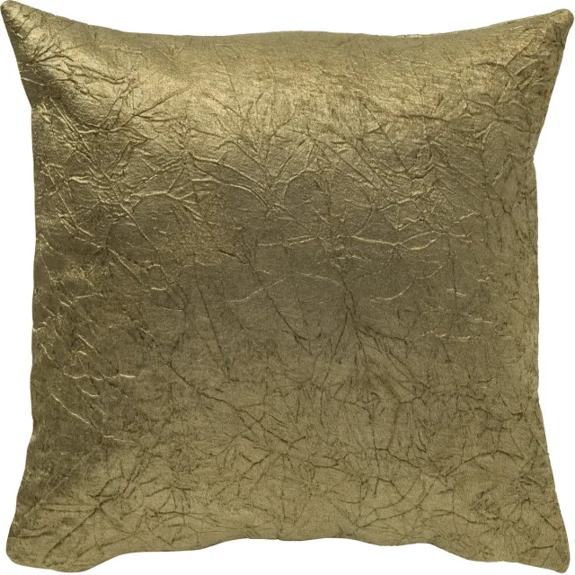Dutch Decor SIENA - sierkussen 45x45 cm - glansvelours - reliëf - Military Olive - groen - Inclusief binnenkussen - Luxe kussens voor woonkamer & bank Olijfgroen