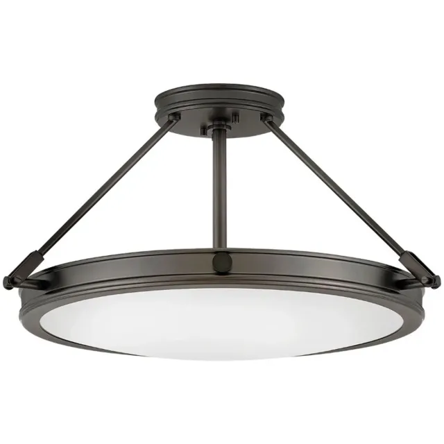 Hinkley LED Plafondlamp Collier | 4X E27 Max 40W | Black Oxide Zwart