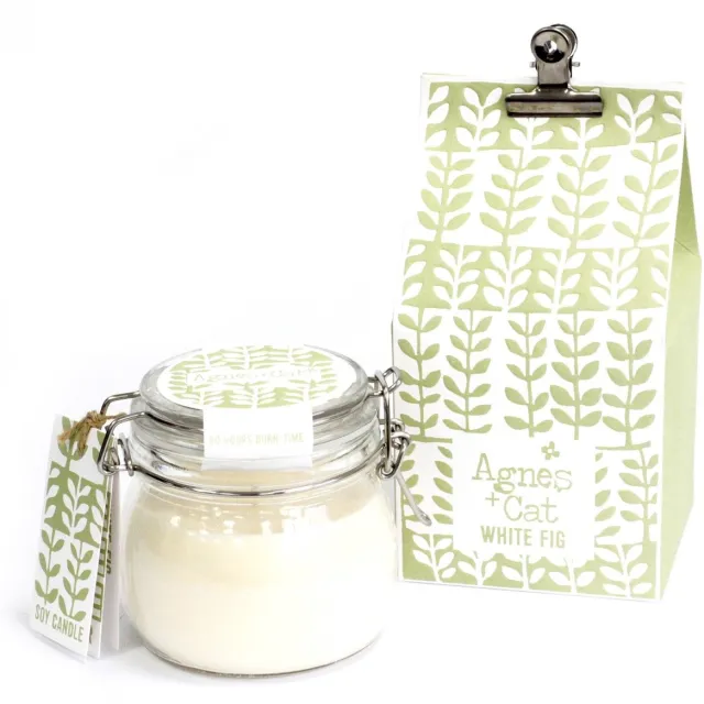 Ancient Wisdom 2 x Kilner Jar Kaars - Witte Vijg