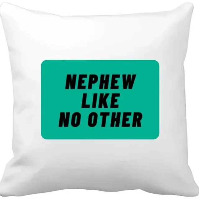 Akyol nephew like no other Kussen hoes - Neef - geweldige neef - niemand anders - verjaardag - cadeau - kado - bedankje - geschenk - 40 bij 40 cm Multicolor